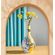 Florero Seletti Hybrid Chunar de 36 cm en porcelana